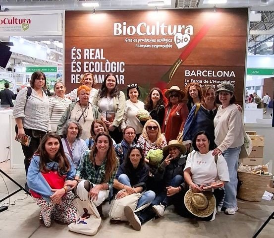 Participantes del programa Agricultoras en Red del Cabildo de Tenerife durante la visita formativa a BioCultura Barcelona 2026.